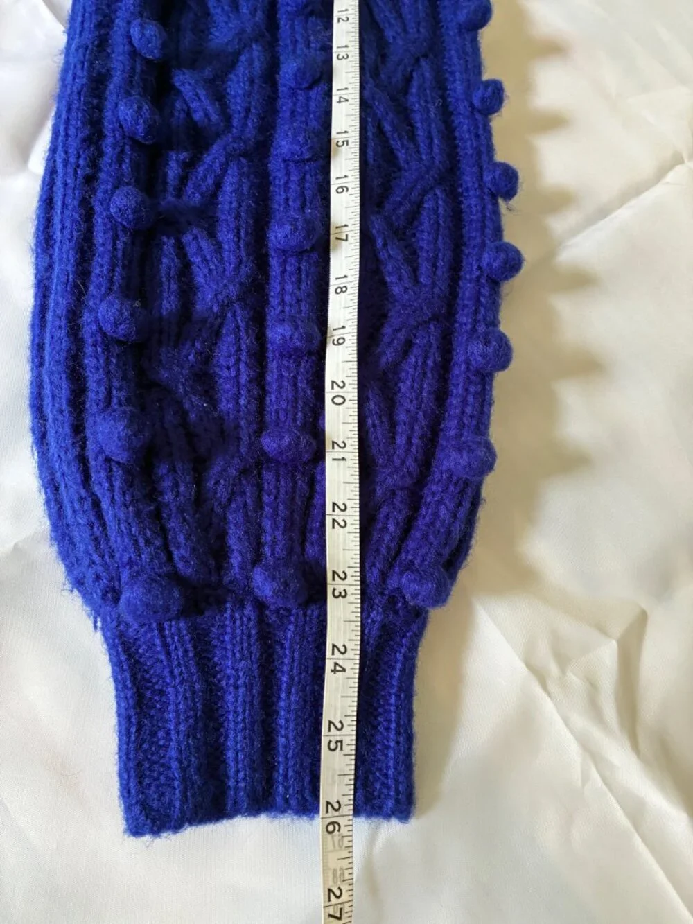 FARM Rio Cobalt Blue Braided Sweater - Picture 10 of 11